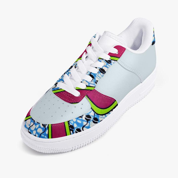 Prestige Basses Zébra - sneaker basse motif wax africain Kakips - vue 1