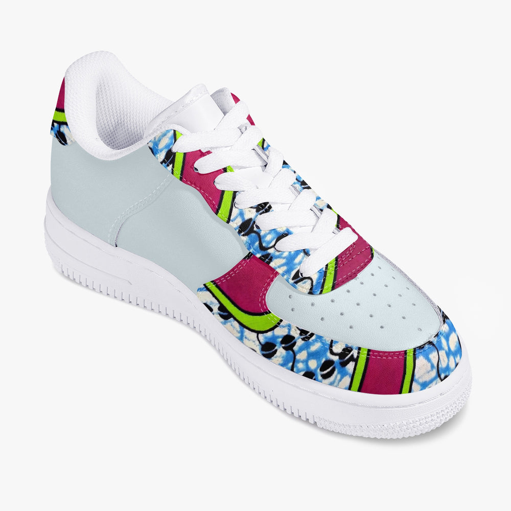 Prestige Basses Zébra - sneaker basse motif wax africain Kakips - vue 2