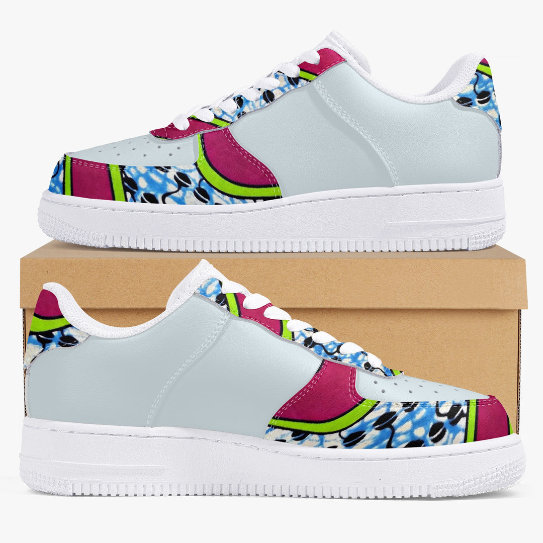 Prestige Basses Zébra - sneaker basse motif wax africain Kakips - vue 9