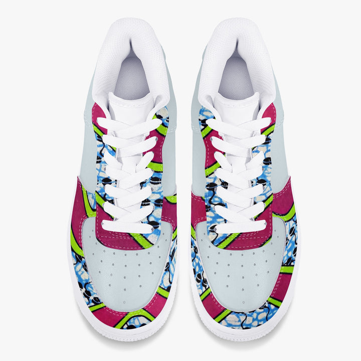 Prestige Basses Zébra - sneaker basse motif wax africain Kakips - vue 8